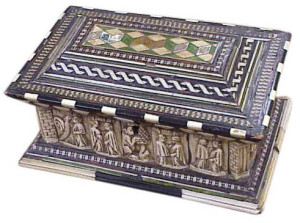 Biblebox wood ivory